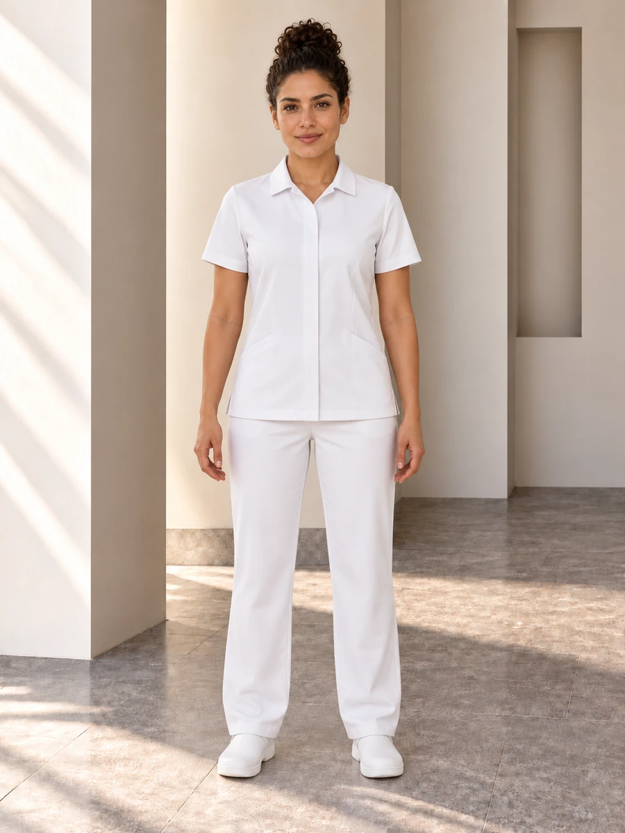 Conjunto Asti · Blanco · vista frontal · Camila, referencia M