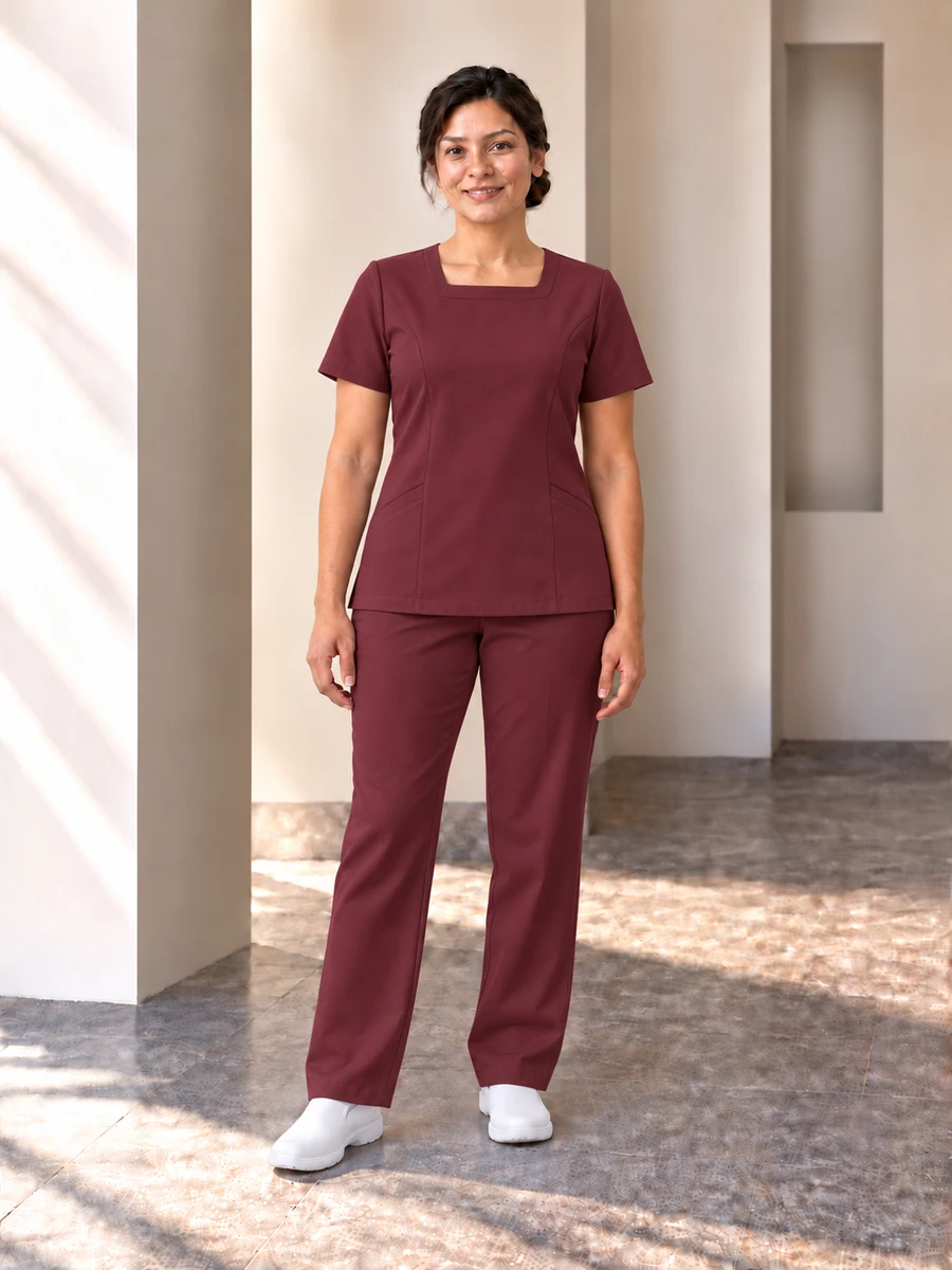 Conjunto Tivoli · Borgoña profundo · front · Elena, referencia M